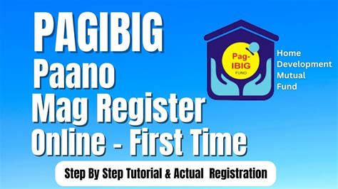 pag-ibig online registration first time